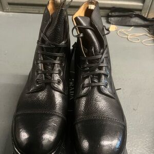 Officine Creative Men's Black Leather Boots